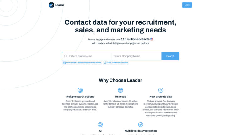 Powerful Leadar AI Tool Review