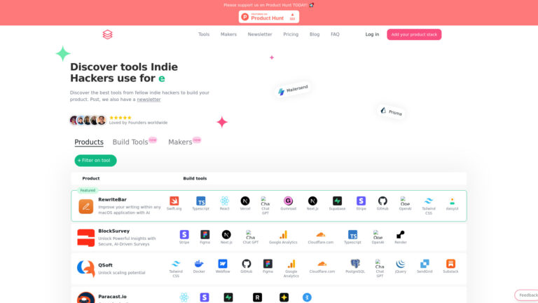 Trending Indie Hacker Stacks AI Tool Review