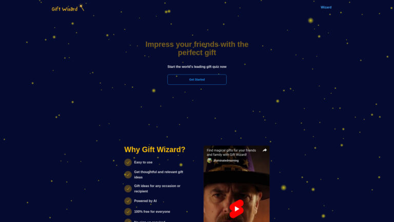 New Gift Wizard AI Tool Review