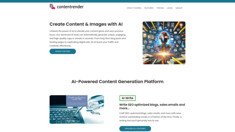 Advanced Content Render AI Tool Review