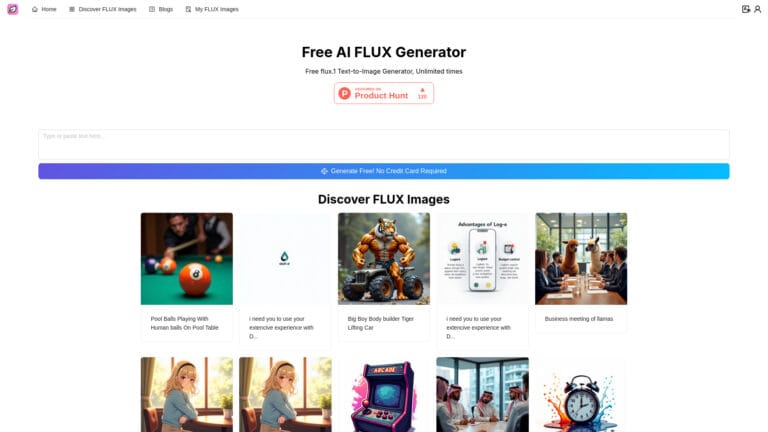 Innovative Free AI Flux Image Generator AI Tool Review