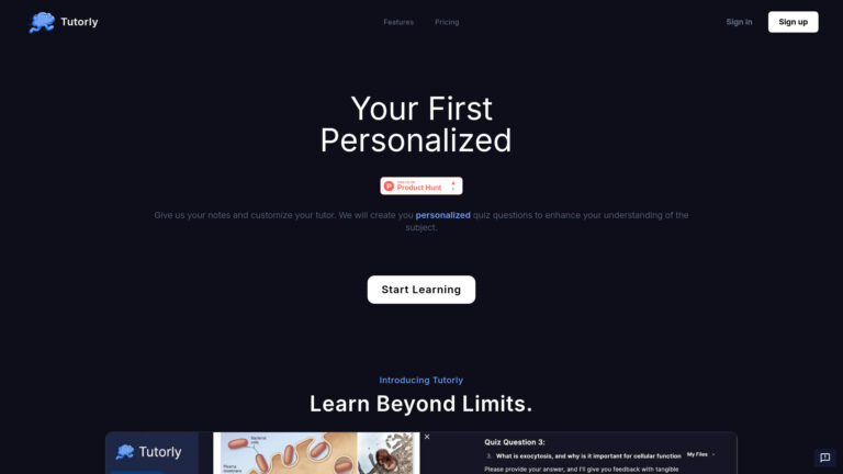 Advanced Tutorly AI Tool Review