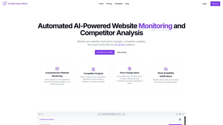 Trending Let Me Know When AI Tool Review