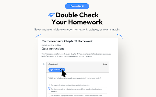 Double Check ai chrome extension logo