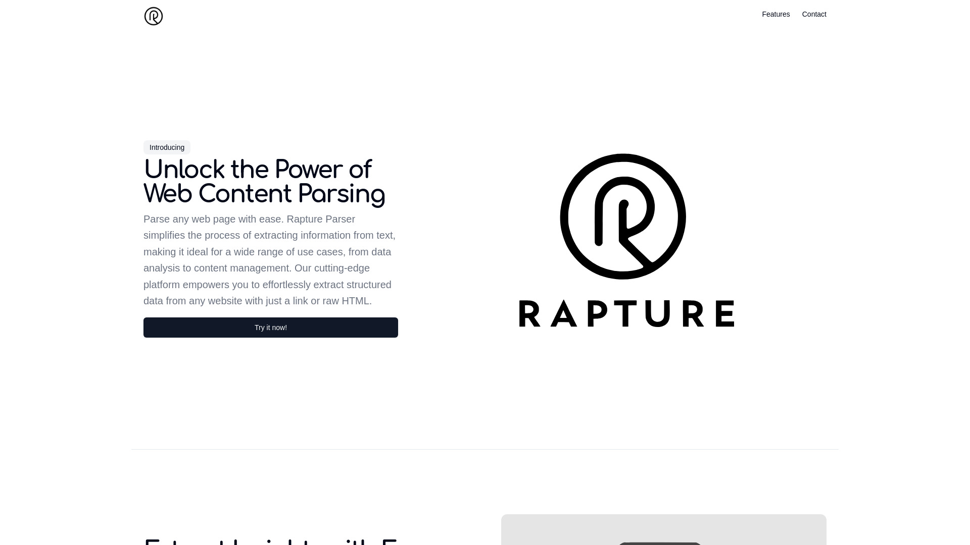 Rapture Parser logo