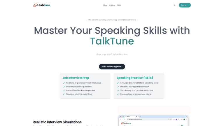 Best Talktune AI Tool Review
