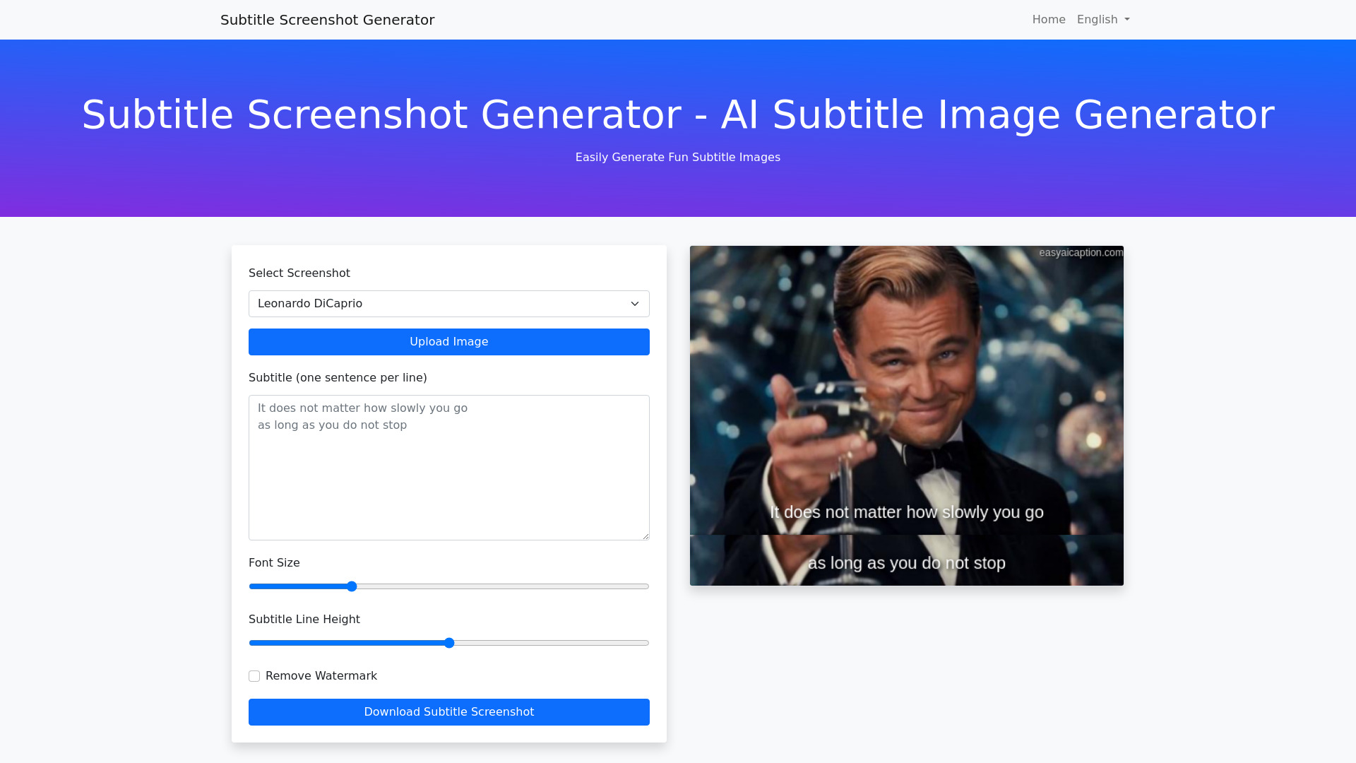 Subtitle Screenshot Generator logo