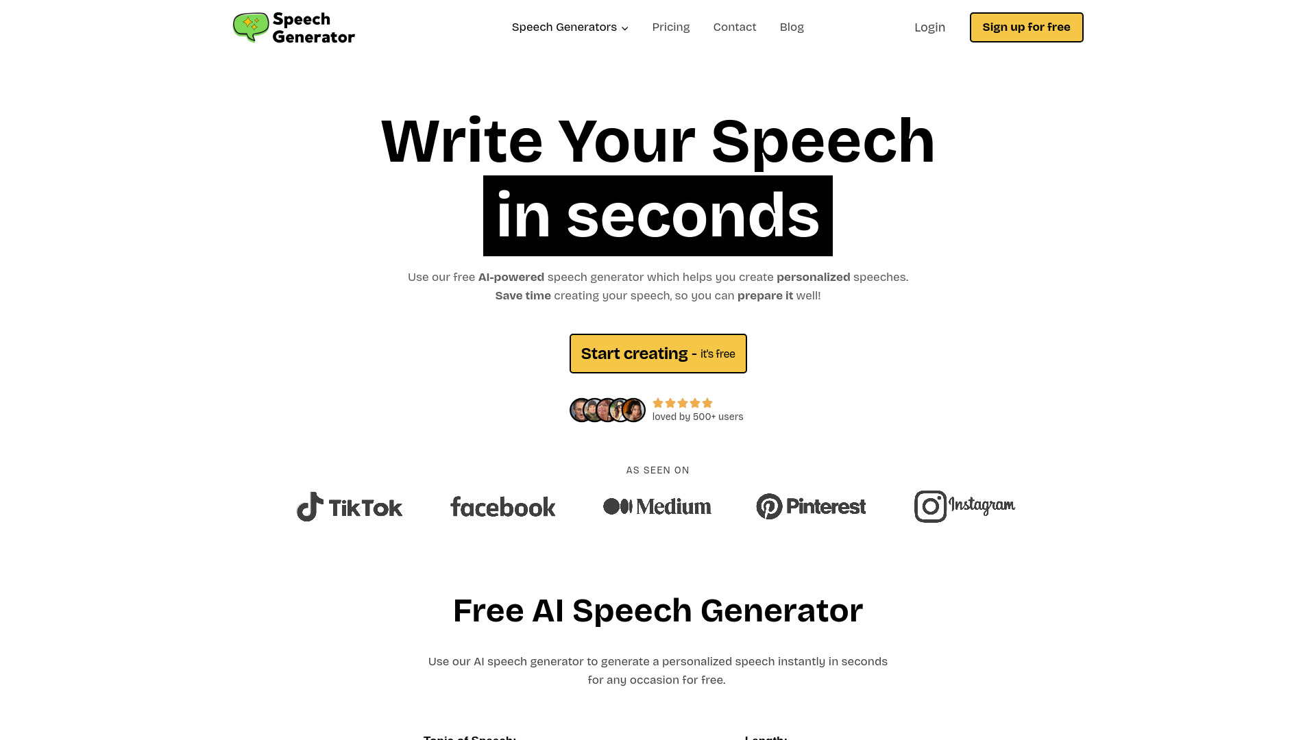 AI Speech Generator logo