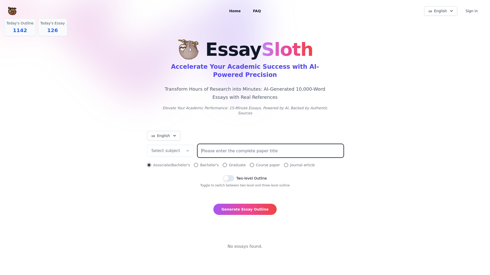 EssaySloth logo
