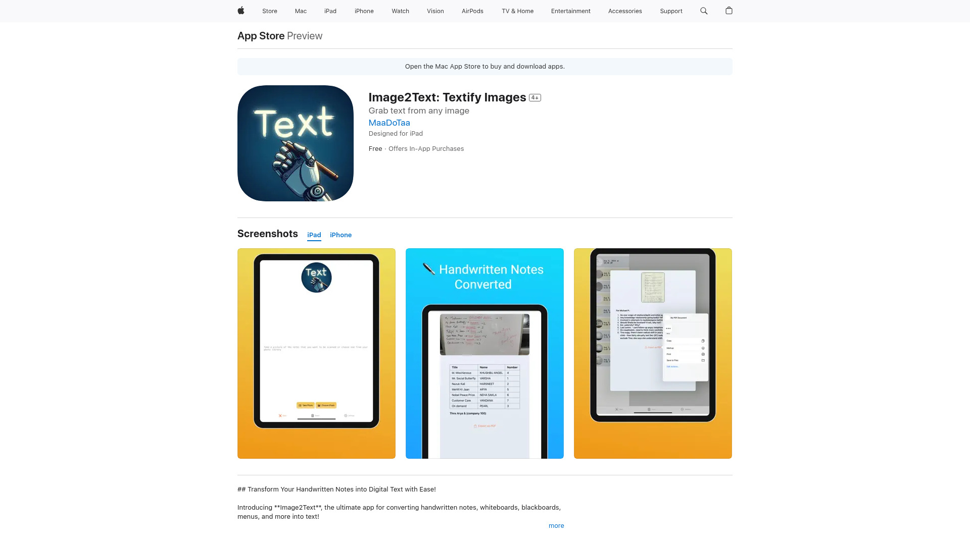 Image2Text logo