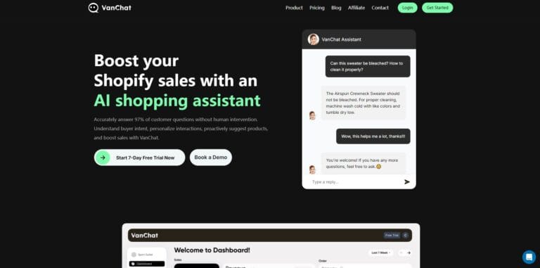 Advanced Vanchat AI Tool Review