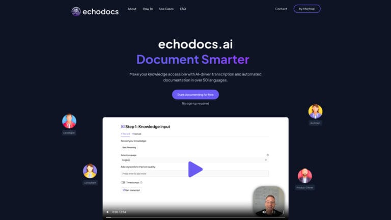 Innovative Echodocs.ai AI Tool Review