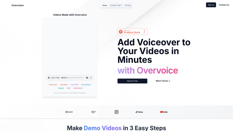 Trending Overvoice AI Tool Review