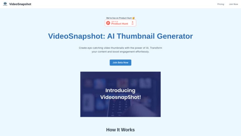 Top Videosnapshot AI Tool Review