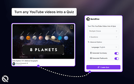 QuizRise ai chrome extension logo