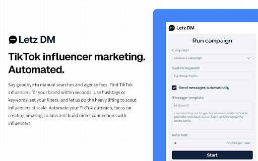 TikTok Influencer Finder ai chrome extension logo