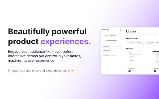 Demoly ai chrome extension