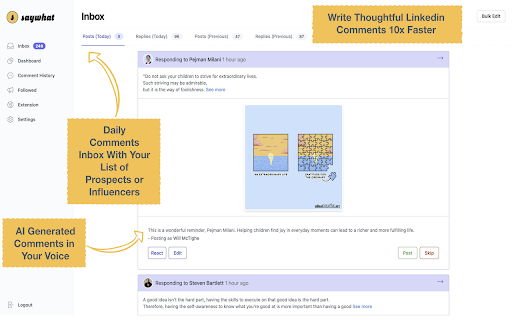 Saywhat ai chrome extension logo