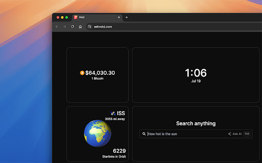 Void ai chrome extension