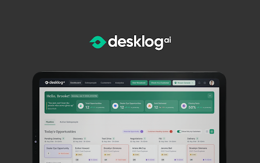 Desklog.ai Chrome Extension ai chrome extension logo