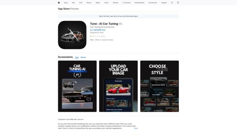 Powerful AI Car Tuning AI Tool Review