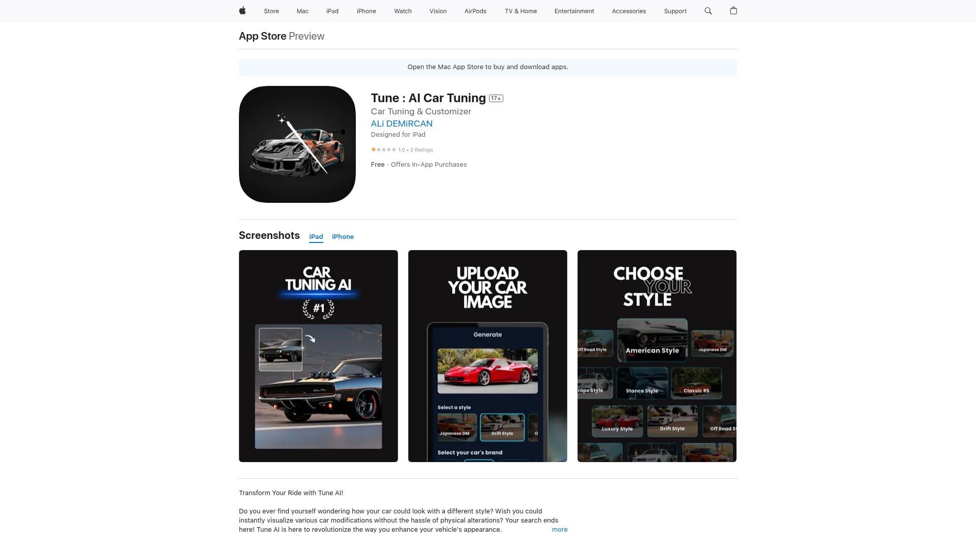 AI Car Tuning logo