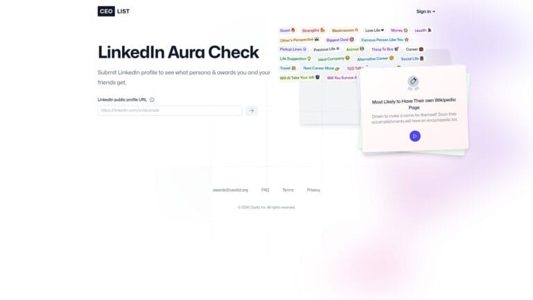 Popular Linkedin Aura Check AI Tool Review