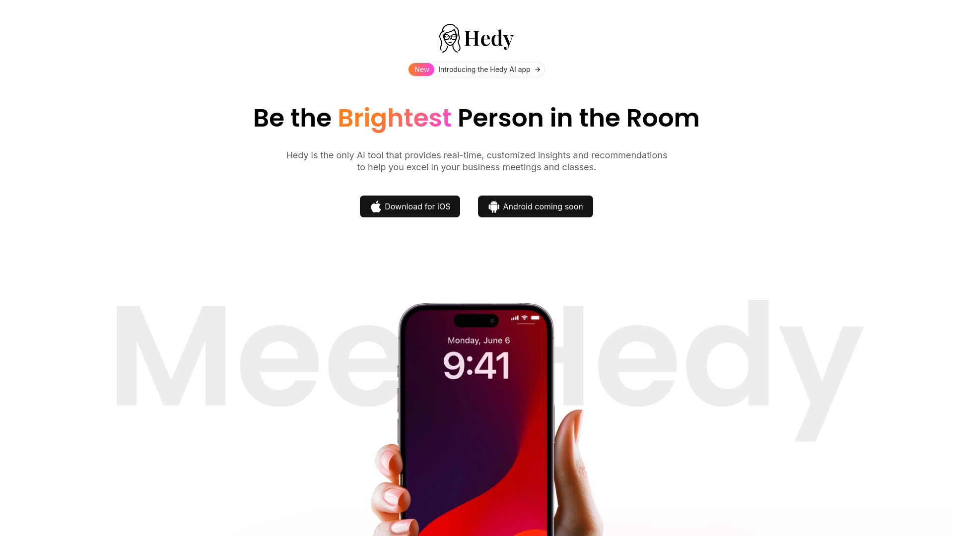 Hedy AI logo