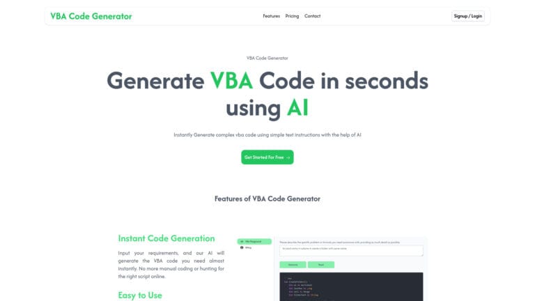 Best Vba Code Generator AI Tool Review