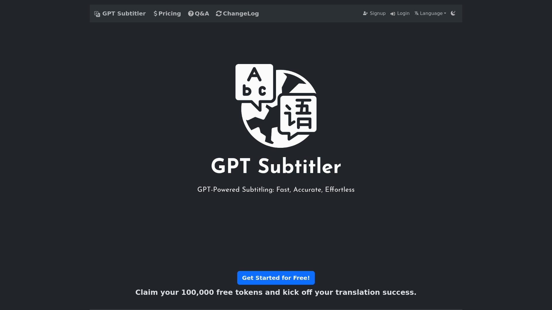 GPT Subtitler logo