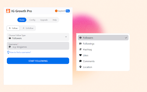 IG Growth Pro ai chrome extension logo