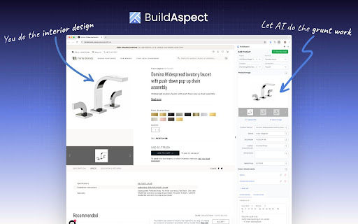 BuildAspect ai chrome extension logo