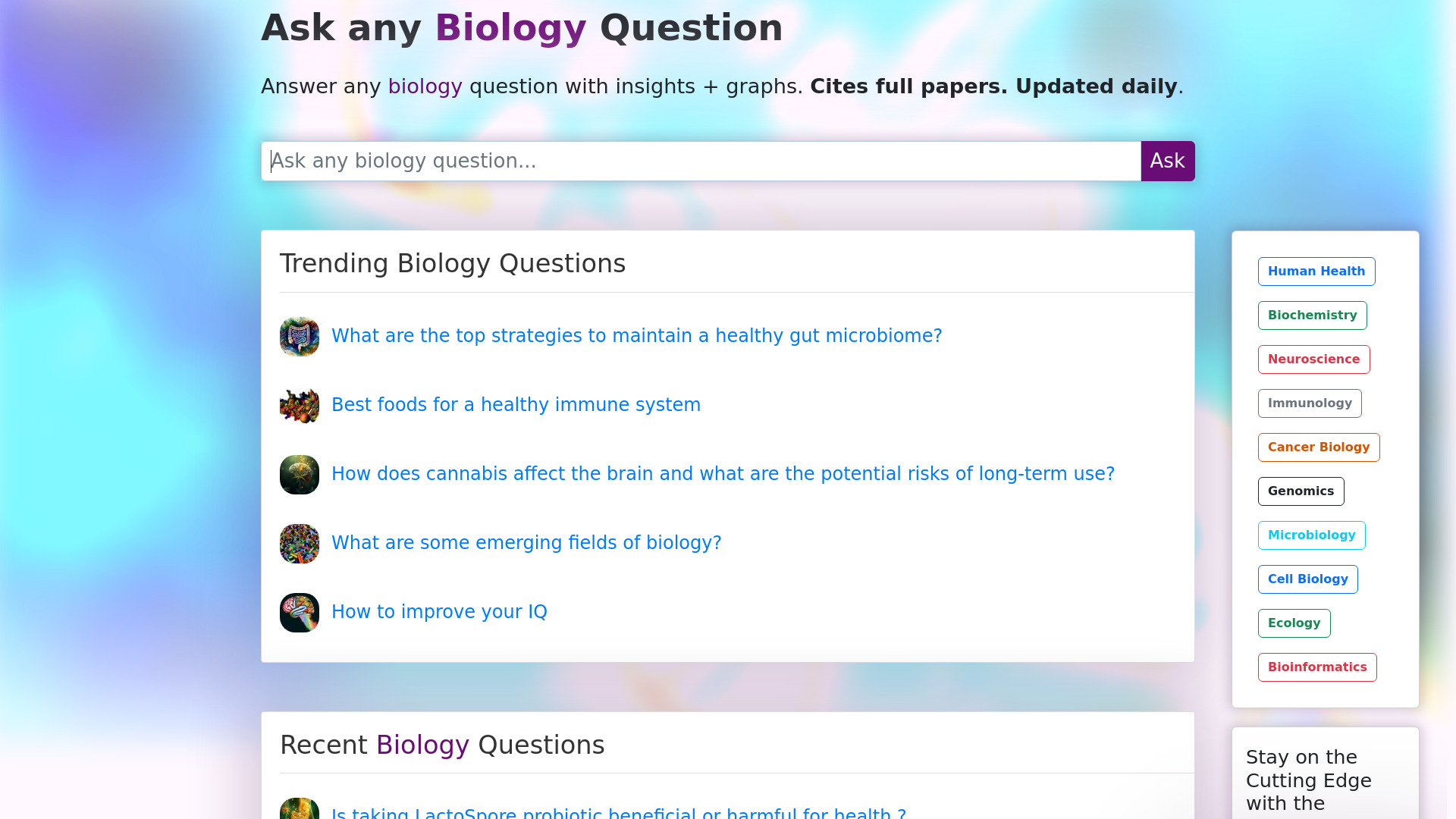 bioloGPT logo