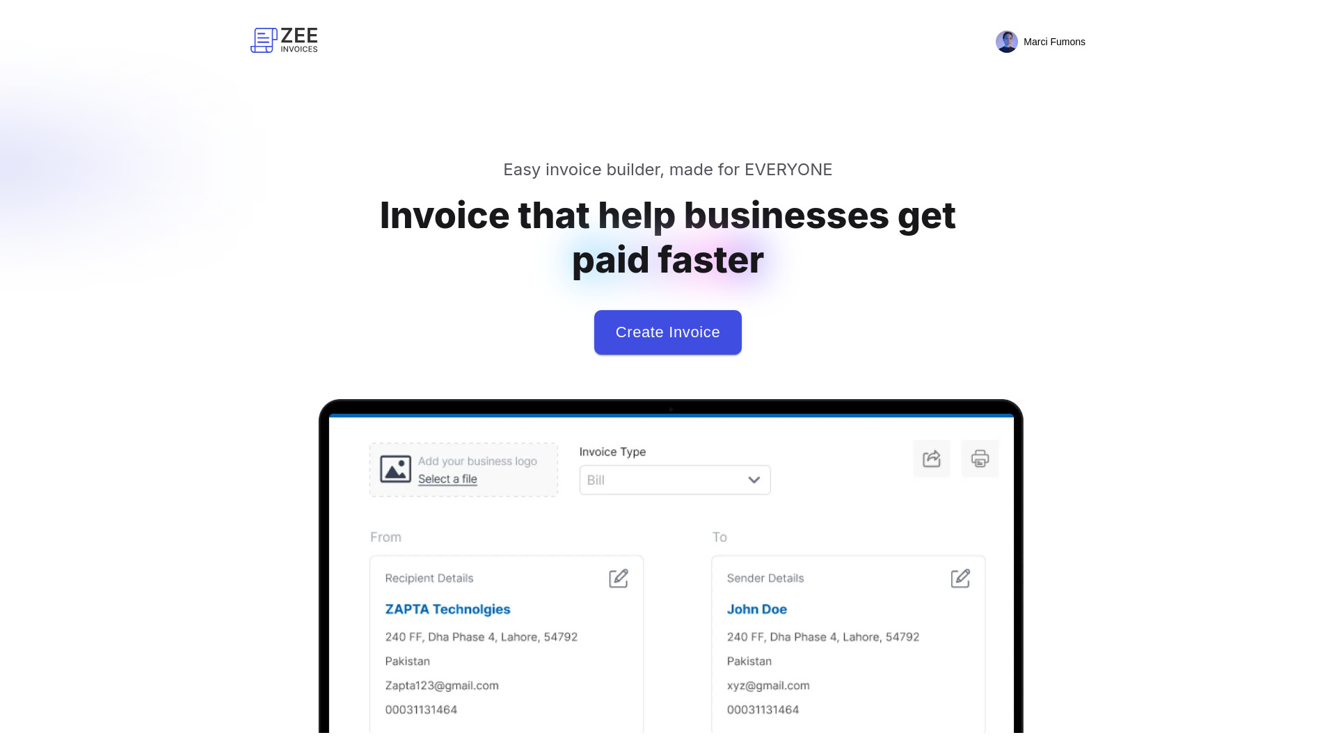 ZeeInvoices logo