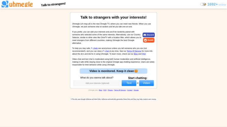 Free Uhmegle AI Tool Review