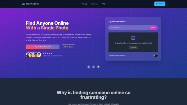 Advanced Socialfinder.ai AI Tool Review
