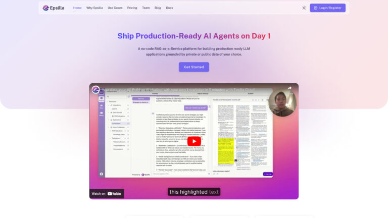 Free Epsilla AI Tool Review