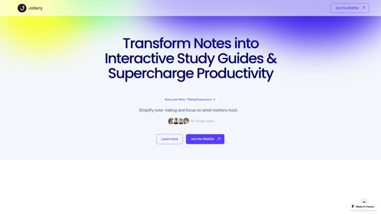 Free Jotterly AI Tool Review