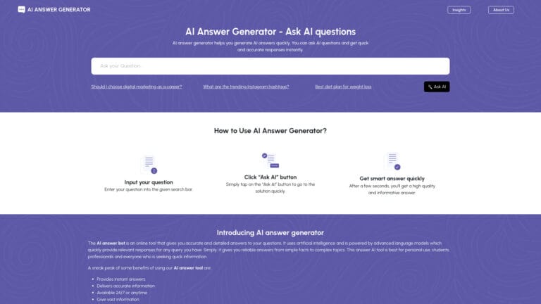 Smart AI Answer Generator AI Tool Review