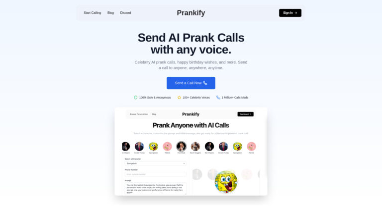 Top Prankify AI AI Tool Review