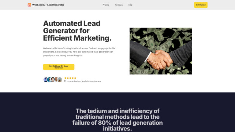 Top Weblead AI AI Tool Review