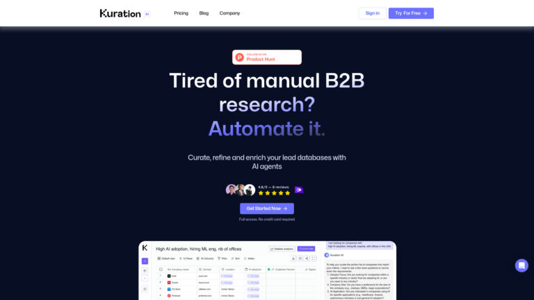 Trending Kuration AI AI Tool Review