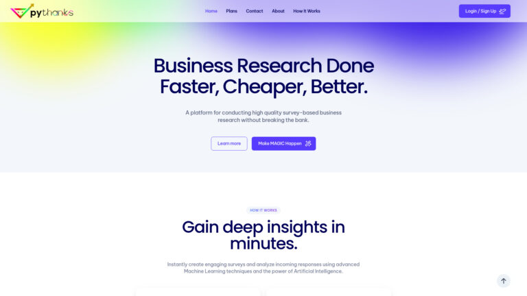 Popular Pythanks.ai AI Tool Review