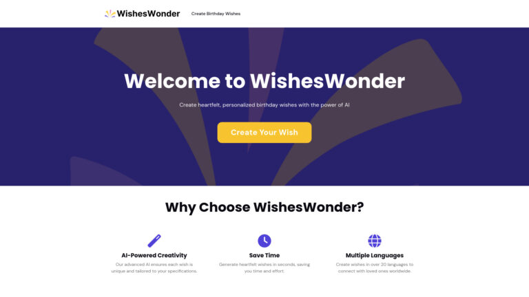 New Wisheswonder AI Tool Review