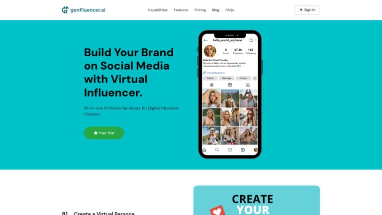 Innovative Genfluencer.ai AI Tool Review
