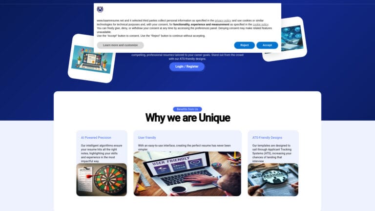 New Kaamresume.net AI Tool Review