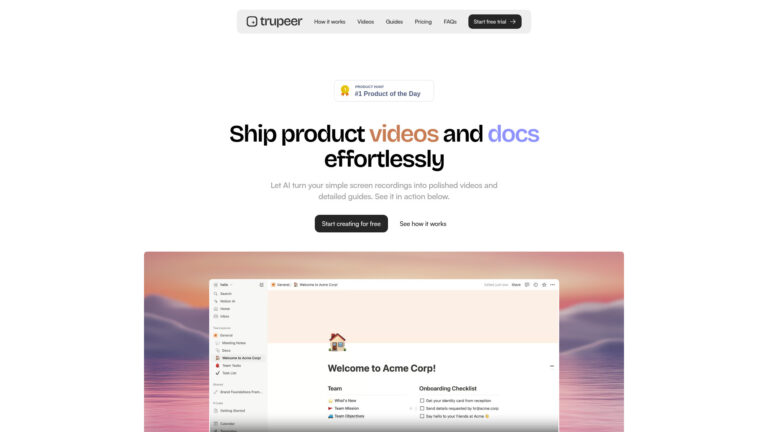 Free Trupeer AI Tool Review