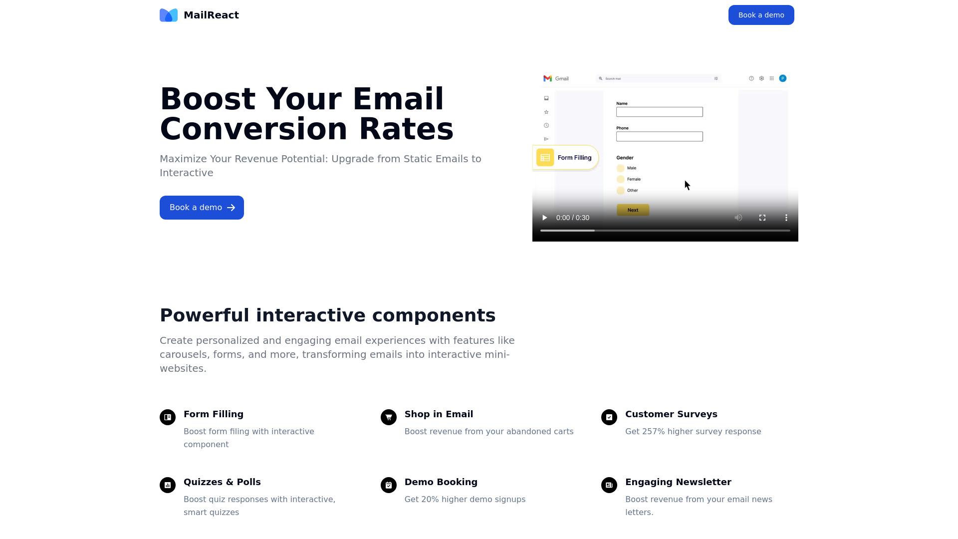 MailReact logo