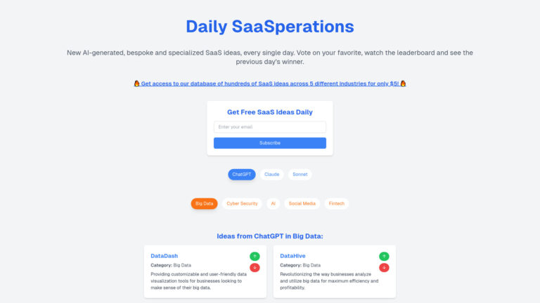 Powerful Daily Saaspiration AI Tool Review