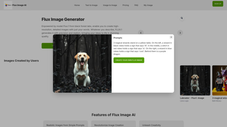 Popular Flux Image AI Generator AI Tool Review